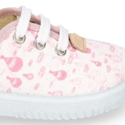 Zapatilla o Bamba niños en lona con GLOBOS.
