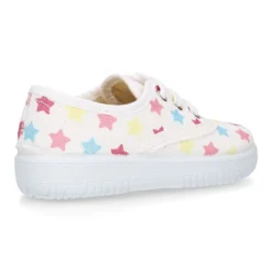 Zapatilla o Bamba niños en lona con ESTRELLAS MULTICOLOR.