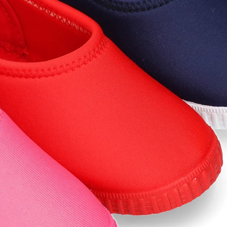 Zapatilla o bamba niños en NEOPRENO para playa y piscina.