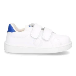 Zapatilla Okaa combinada con PLANTILLA DE PIEL y sin cordones.