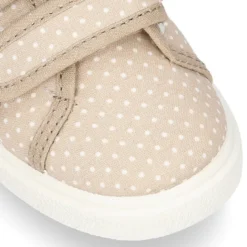 Zapatilla sin cordones en lona con LUNARES.