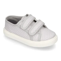 Zapatilla sin cordones en lona con LUNARES.