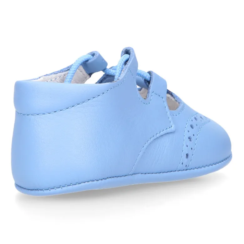 Zapatito bebé niño tipo inglés en piel napa