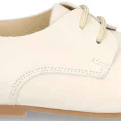 Zapatito Blucher niño primavera para peques con cordones en piel lisa suave.