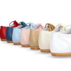 Zapatito inglesito clásico niño en piel NAPA SUAVE colores clásicos.