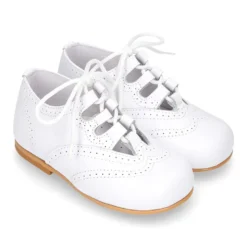 Zapatito inglesito clásico niño en piel NAPA SUAVE colores clásicos.