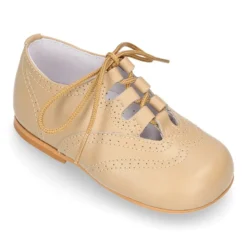 Zapatito inglesito clásico niño en piel NAPA SUAVE colores clásicos.