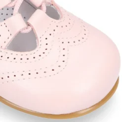Zapatito niños tipo inglesito clásico en piel NAPA.