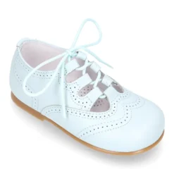 Zapatito niños tipo inglesito clásico en piel NAPA.