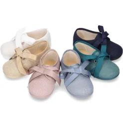 Zapatito niño tipo Blucher en LINO para peques.