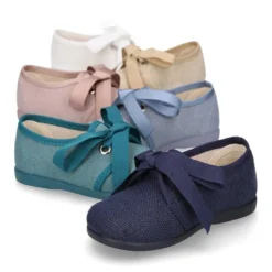 Zapatito niño tipo Blucher en LINO para peques.