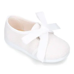 Zapatito niño tipo Blucher en LINO para peques.