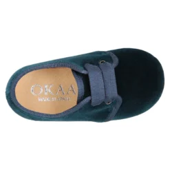 Zapatito niño tipo Blucher en terciopelo de MODA.