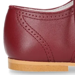Zapatito niño tipo INGLÉS estilizado sin lengüeta en piel.