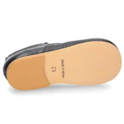 Zapatito niño tipo INGLÉS estilizado sin lengüeta en piel.