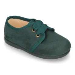 Zapatito tipo Blucher con lazos en Serratex para peques.