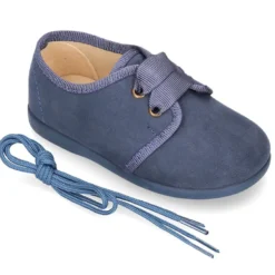 Zapatito tipo Blucher con lazos en Serratex para peques.