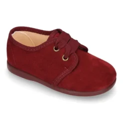 Zapatito tipo Blucher con lazos en Serratex para peques.