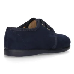 Zapatito tipo Blucher con lazos en Serratex para peques.