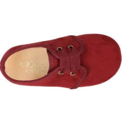Zapatito tipo Blucher con lazos en Serratex para peques.