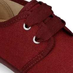 Zapatito tipo Blucher en algodón de vestir para peques.