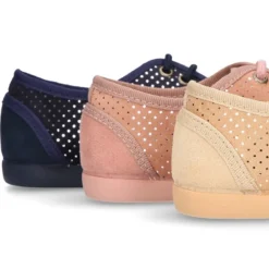 Zapatito tipo Blucher en Serratex combinado MIL PUNTOS.