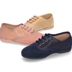 Zapatito tipo Blucher en Serratex combinado MIL PUNTOS.