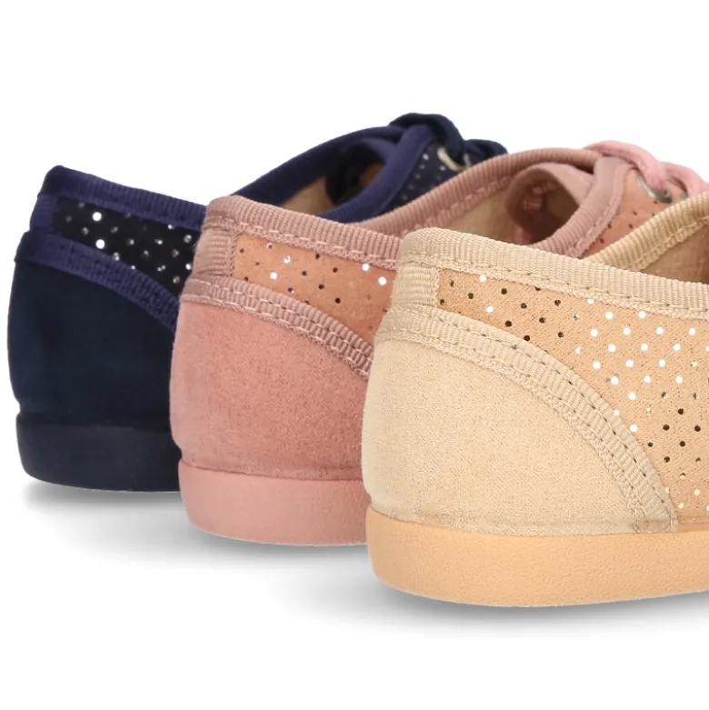 Zapatito tipo Blucher en Serratex combinado MIL PUNTOS.