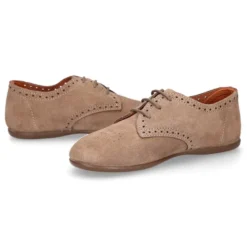 Zapatito tipo Blucher Niños en piel serraje con PICADOS.