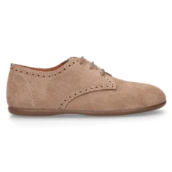 Zapatito tipo Blucher Niños en piel serraje con PICADOS.