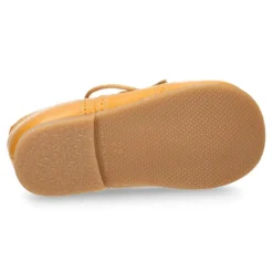 Zapatito tipo INGLÉS niños en colores OTOÑALES con cordones en piel napa.