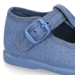 Zapatito tipo Pepito en LINO para peques.
