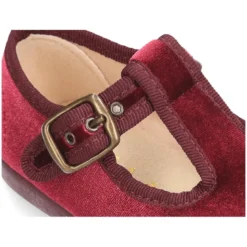 Zapatito tipo Pepito niños en TERCIOPELO para peques.