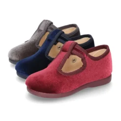 Zapatito tipo Pepito niños en TERCIOPELO para peques.