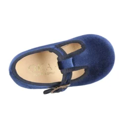 Zapatito tipo Pepito niños en TERCIOPELO para peques.