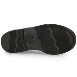 Zapato colegial tipo Blucher con cordones en piel lisa Boxcalf.