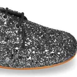 Zapato Niña tipo Blucher estilizado en GLITTER.