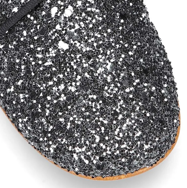 Zapato Niña tipo Blucher estilizado en GLITTER.