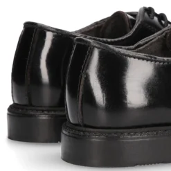 Zapato tipo blucher con cordones en piel antik