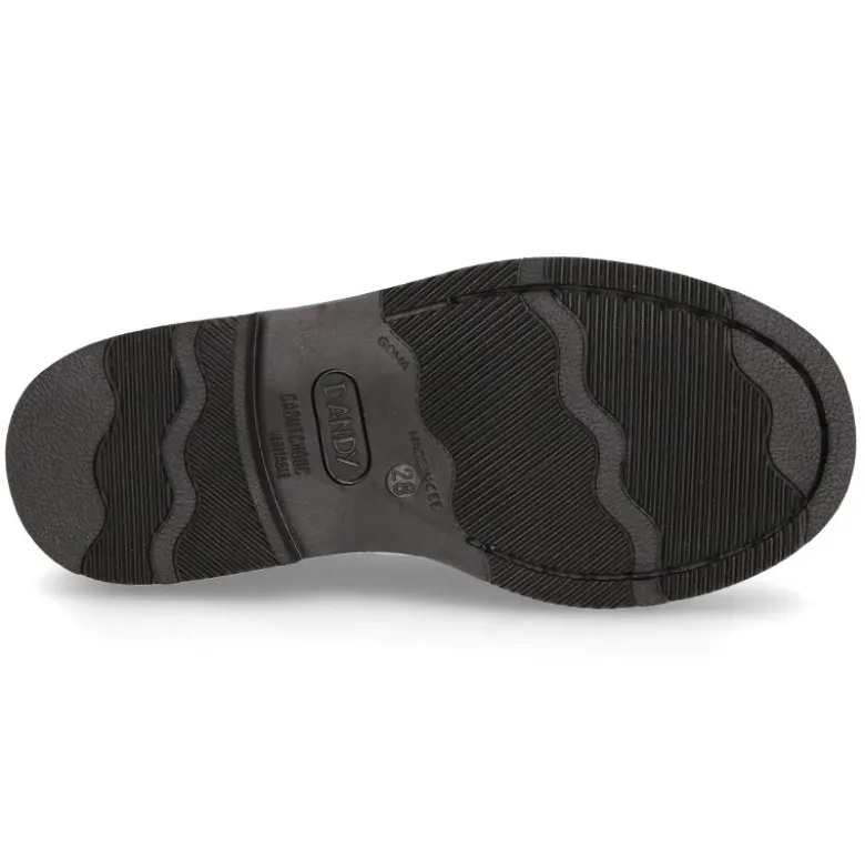 Zapato tipo blucher con cordones en piel antik