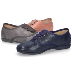 Zapato tipo BLUCHER niños en Serratex estampado.