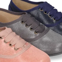 Zapato tipo BLUCHER niños en Serratex estampado.