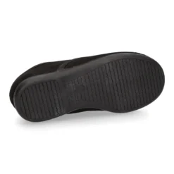 Zapato tipo BLUCHER niños en Serratex NEGRO con picados.