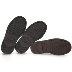 Zapato vestir Niño tipo Blucher con cordones y picados en piel Serraje.